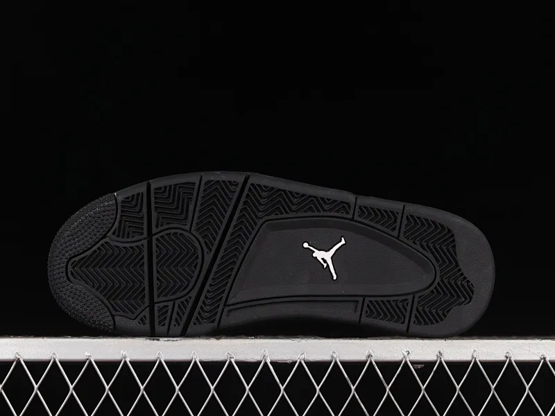 All categories Air Jordan Jordan series basketball shoes Air Jordan 4 OG version Air Jordan 4 Retro "Black Cat" AJ4 Joe 4 Black Cat First layer matte CU1110-010